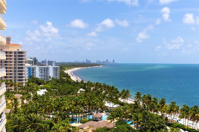 881 Ocean Dr Unit 13H, Key Biscayne, FL 33149 - water view with nearby urban area
