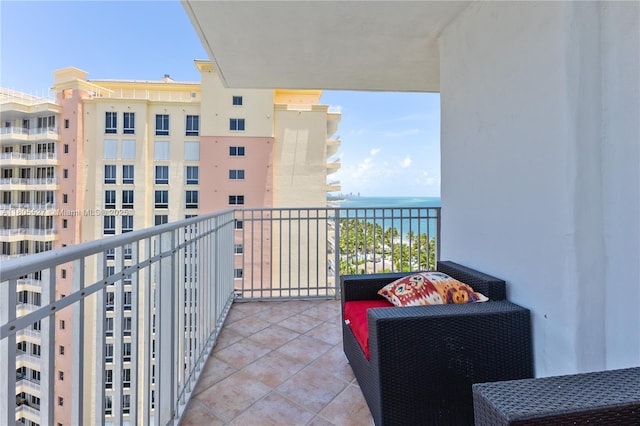 881 Ocean Dr Unit 13H, Key Biscayne, FL 33149 - balcony with a water view