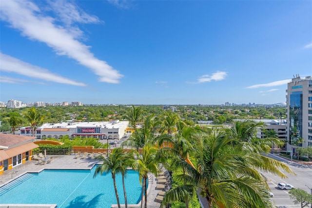 3232 SW 22nd Ter Unit 1106, Miami, FL 33145 - community pool featuring a city view and a patio