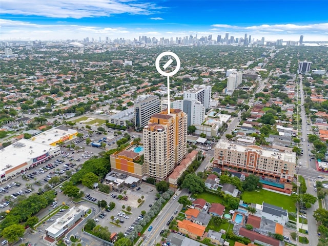 3232 SW 22nd Ter Unit 1106, Miami, FL 33145 - drone / aerial view of city skyline