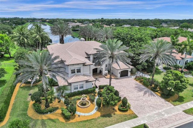 11356 Canyon Maple Blvd, Davie, FL 33330 - drone / aerial view of a large body of water