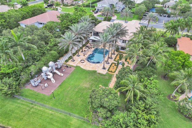 11356 Canyon Maple Blvd, Davie, FL 33330 - bird's eye view of a pool