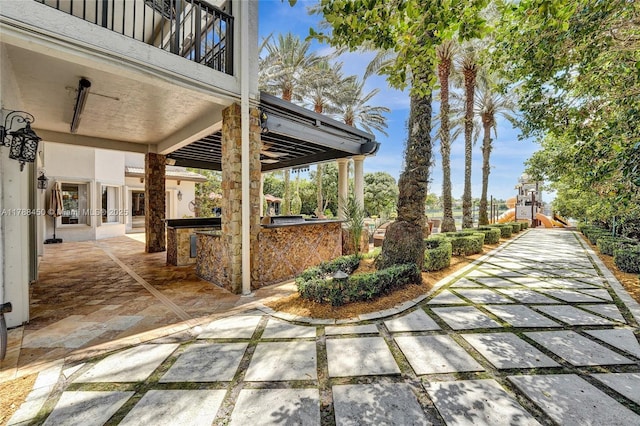 11356 Canyon Maple Blvd, Davie, FL 33330 - view of patio
