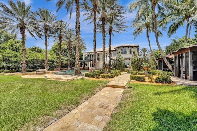 11356 Canyon Maple Blvd, Davie, FL 33330 - view of grassy yard