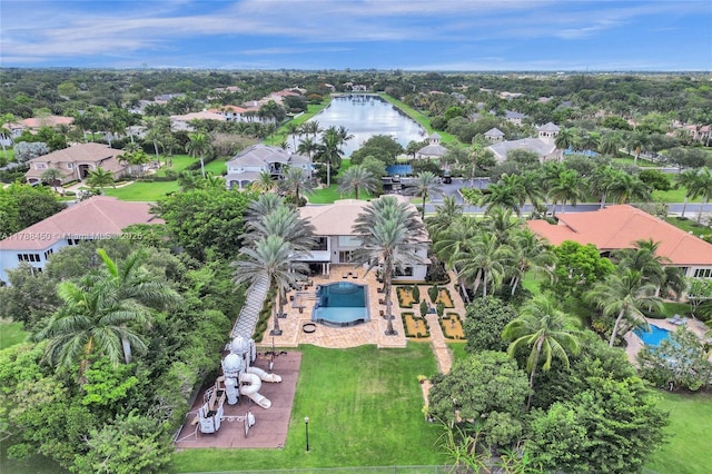 11356 Canyon Maple Blvd, Davie, FL 33330 - view of property location featuring a pool area, a large body of water, and nearby suburban area