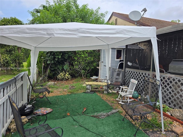 22374 SW 57th Cir, Boca Raton, FL 33428 - view of yard with a gazebo