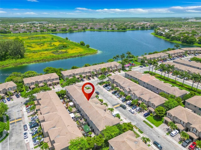 9285 SW 220th Ter, Cutler Bay, FL 33190 - aerial view of residential area featuring a nearby body of water