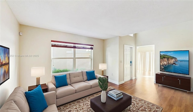 15141 SW 46th St, Miramar, FL 33027 - living area with wood finished floors and baseboards