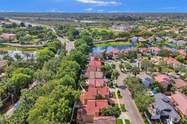 15141 SW 46th St, Miramar, FL 33027 - aerial view of residential area featuring a nearby body of water