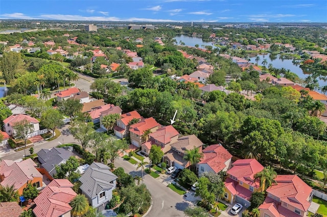 15141 SW 46th St, Miramar, FL 33027 - aerial view of residential area featuring a nearby body of water