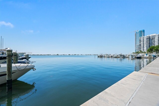 1901 Brickell Ave Unit B1114, Miami, FL 33129 - dock area featuring a water view