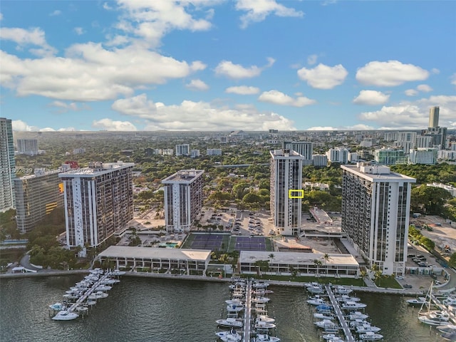 1901 Brickell Ave Unit B1114, Miami, FL 33129 - view of urban area with a large body of water and a marina