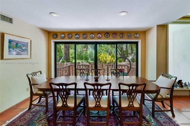3169 Via Abitare Way Unit 6, Miami, FL 33133 - tiled dining room featuring healthy amount of natural light and recessed lighting
