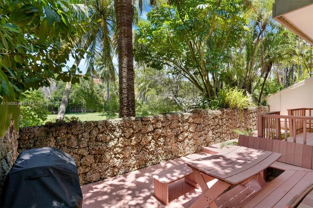 3169 Via Abitare Way Unit 6, Miami, FL 33133 - deck featuring area for grilling