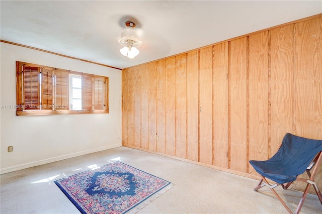 7211 Plantation Blvd, Miramar, FL 33023 - empty room with baseboards, wood walls, and ornamental molding