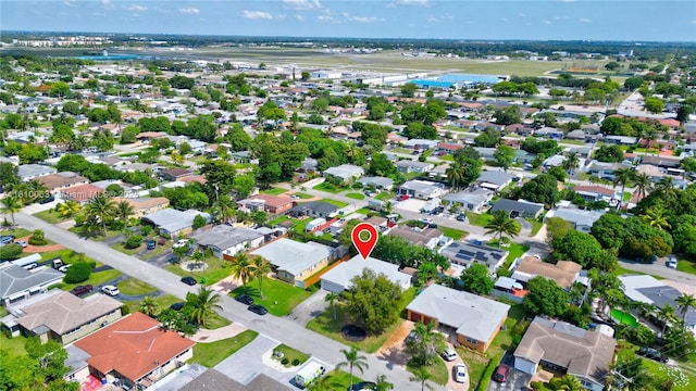 7211 Plantation Blvd, Miramar, FL 33023 - aerial view of property and surrounding area featuring nearby suburban area