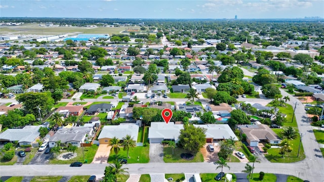 7211 Plantation Blvd, Miramar, FL 33023 - aerial view of property and surrounding area with nearby suburban area