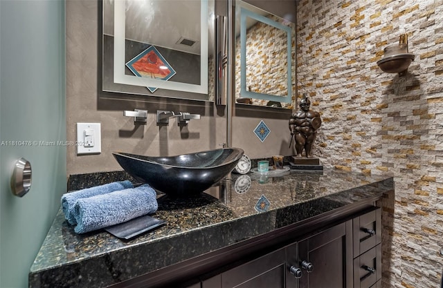 1985 S Ocean Dr Unit 17D, Hallandale Beach, FL 33009 - bathroom with vanity