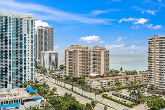 1985 S Ocean Dr Unit 17D, Hallandale Beach, FL 33009 - view of building exterior with a city view and a water view