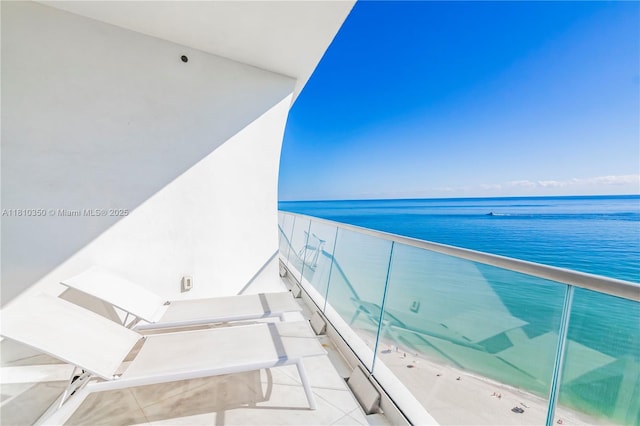 16901 Collins Ave Unit 2504, Sunny Isles Beach, FL 33160 - balcony with a water view