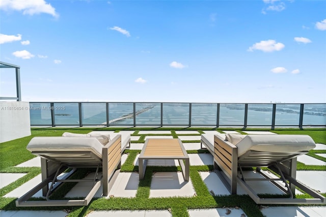 3131 NE 7th Ave Unit Uph5303, Miami, FL 33137 - view of patio featuring a water view