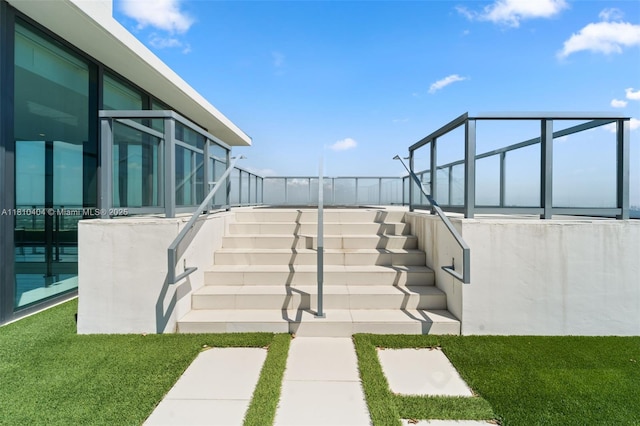 3131 NE 7th Ave Unit Uph5303, Miami, FL 33137 - view of yard featuring stairs