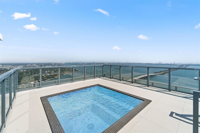 3131 NE 7th Ave Unit Uph5303, Miami, FL 33137 - view of swimming pool with a water view