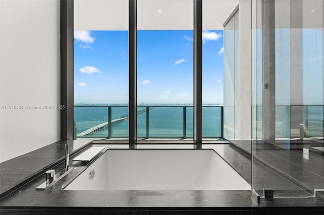 3131 NE 7th Ave Unit Uph5303, Miami, FL 33137 - full bath with a water view and a bath