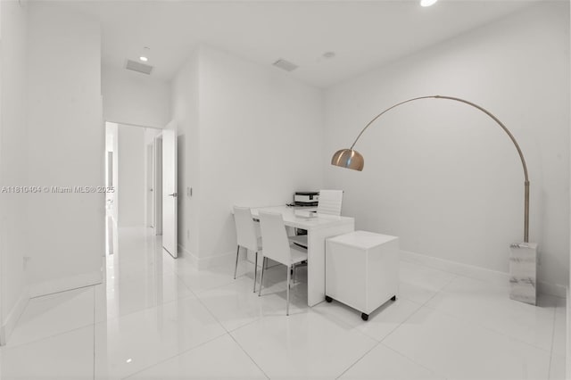 3131 NE 7th Ave Unit Uph5303, Miami, FL 33137 - office space featuring recessed lighting, baseboards, and light tile patterned floors