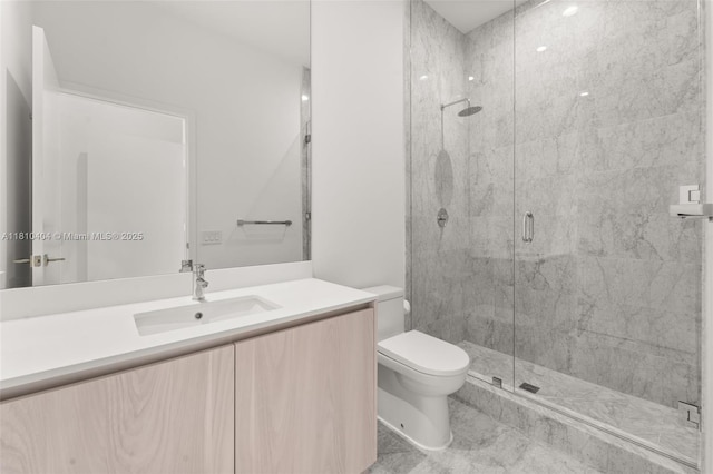 3131 NE 7th Ave Unit Uph5303, Miami, FL 33137 - full bath featuring toilet, a shower stall, and vanity