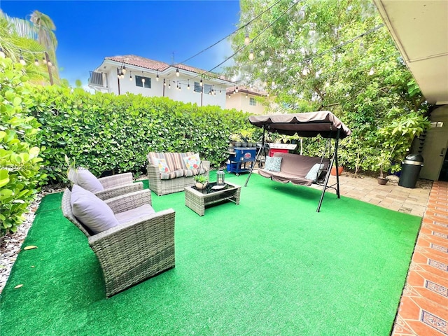 15333 SW 40th Ter, Miami, FL 33185 - view of patio / terrace with outdoor lounge area