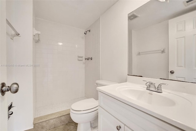 9450 Poinciana Pl Unit 212, Davie, FL 33324 - bathroom featuring toilet, vanity, and tiled shower