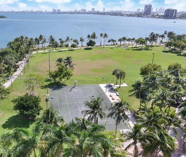 1900 N Bayshore Dr Unit 2819, Miami, FL 33132 - aerial view of property and surrounding area with city skyline and a nearby body of water