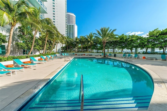 1900 N Bayshore Dr Unit 2819, Miami, FL 33132 - community pool featuring a patio area