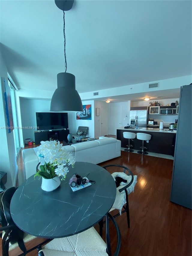 1900 N Bayshore Dr Unit 2819, Miami, FL 33132 - dining space with wood finished floors