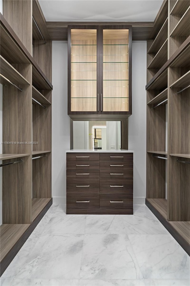 12331 SW 2nd St, Plantation, FL 33325 - spacious closet featuring light marble finish flooring