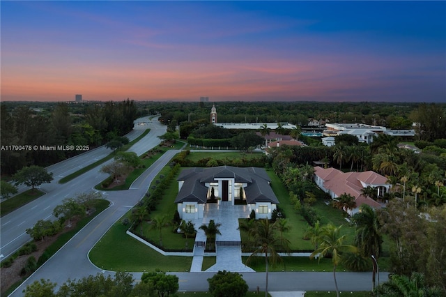 12331 SW 2nd St, Plantation, FL 33325 - view of aerial view at dusk