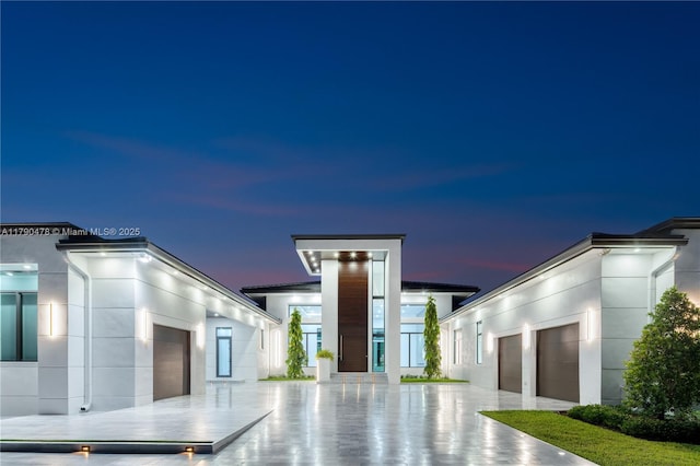 12331 SW 2nd St, Plantation, FL 33325 - modern home with an attached garage and driveway