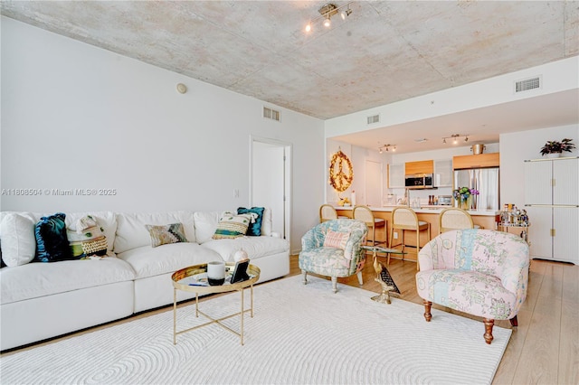 3301 NE 1st Ave Unit H2304, Miami, FL 33137 - living area featuring light wood-type flooring