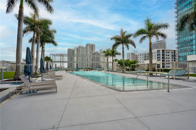 3301 NE 1st Ave Unit H2304, Miami, FL 33137 - community pool featuring a patio area