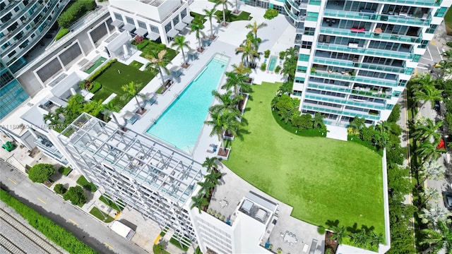 3301 NE 1st Ave Unit H2304, Miami, FL 33137 - drone / aerial view of a pool