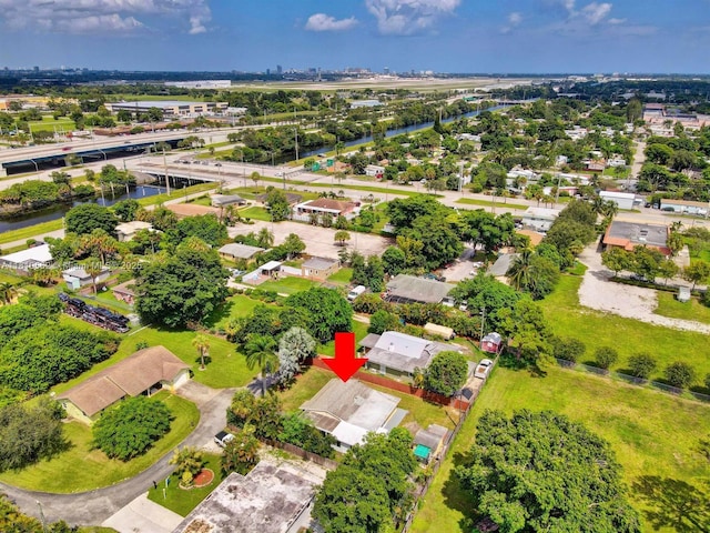 5156 Hartwick Ln, West Palm Beach, FL 33415 - aerial view of residential area featuring a large body of water