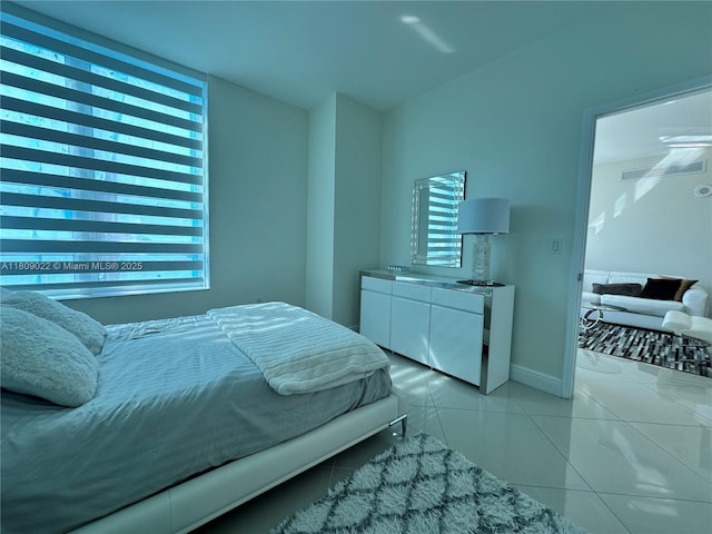 950 Brickell Bay Dr Unit 2607, Miami, FL 33131 - tiled bedroom with baseboards
