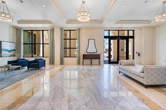 1300 Ponce De Leon Blvd Unit 705, Coral Gables, FL 33134 - lobby featuring crown molding