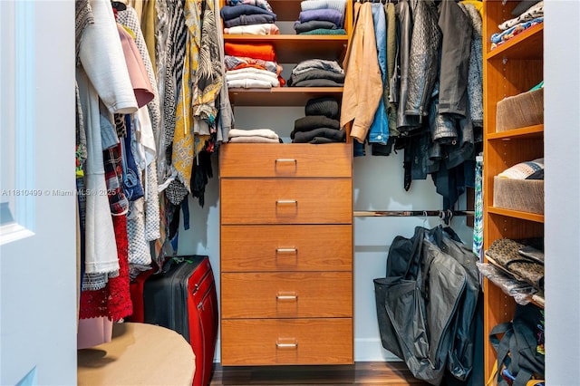 1300 Ponce De Leon Blvd Unit 705, Coral Gables, FL 33134 - spacious closet featuring wood finished floors