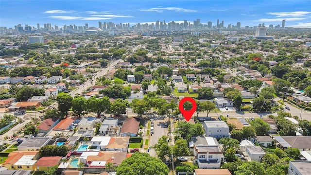 3202 SW 3rd St, Miami, FL 33135 - bird's eye view of city skyline