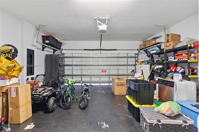 3534 W 106th St, Hialeah, FL 33018 - garage featuring a garage door opener and electric panel