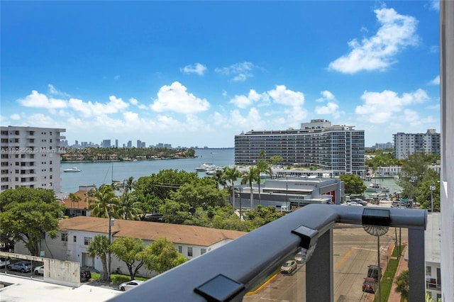 401 69th St Unit 708, Miami Beach, FL 33141 - water view featuring skyline