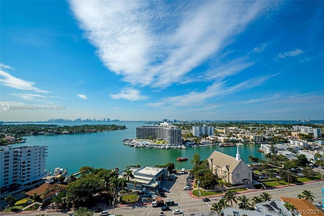 401 69th St Unit 708, Miami Beach, FL 33141 - view of urban area with a large body of water