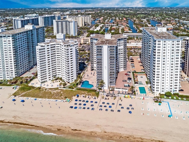 3700 Galt Ocean Dr Unit 1408, Fort Lauderdale, FL 33308 - view of urban area with unending shoreline and a pool area